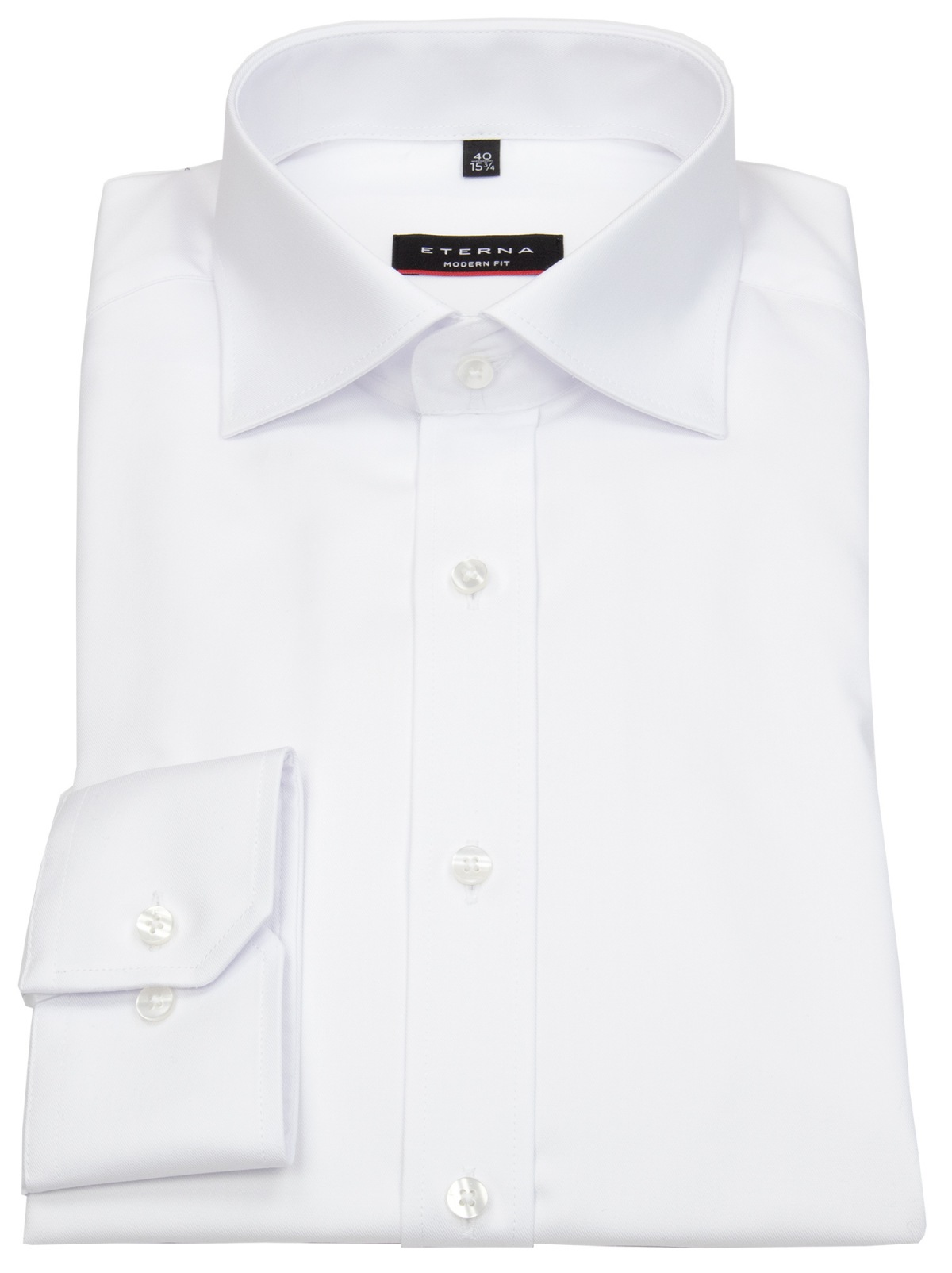 - Hemd - Eterna blickdicht - - Cover Modern weiß Shirt extra Fit