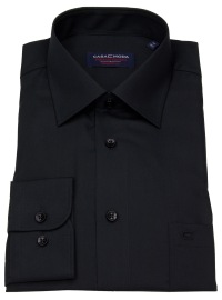 Casa Moda Shirt - Comfort Fit - Black - w/o OP