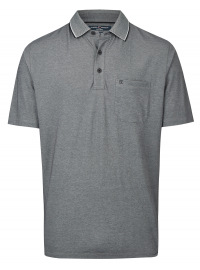 Casa Moda Poloshirt - Regular Fit - grau