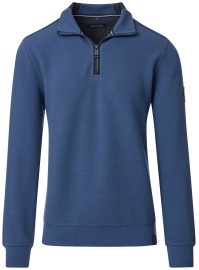 Casa Moda Sweatshirt Pullover - Troyercollar - Blue