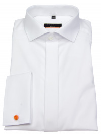 Eterna Gala Shirt - Slim Fit - Cutaway Collar - Cover Shirt - Double Cuff - White - 70cm Sleeve