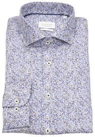 Eterna Shirt - Comfort Fit - Kent Collar - Blue / Beige / White