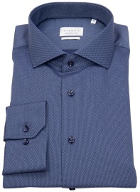 Eterna Shirt - Comfort Fit - Kent Collar - Structure - Blue