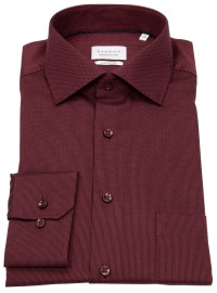 Eterna Shirt - Comfort Fit - Kent Collar - Structure - Red