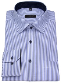 Eterna Shirt - Comfort Fit - Striped - Blue / White - w/o OP