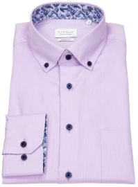 Eterna Hemd - Modern Fit - Button Down Kragen - Oxford - helles lila - ohne OVP