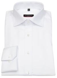 Eterna Shirt - Modern Fit - Cover Shirt Opaque - White - Extra Long Sleeve 72cm - w/o OP