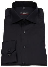 Eterna Shirt - Modern Fit - Cover Shirt - Extra Opaque - Black - w/o OP