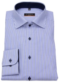 Eterna Shirt - Slim Fit - Striped - Blue / White - w/o OP