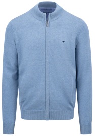 Fynch-Hatton Cardigan / Strickjacke - Casual Fit - Light Blue