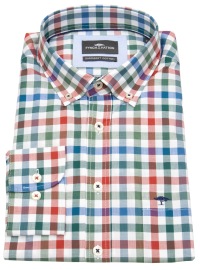 Fynch-Hatton Shirt - Casual Fit - Button Down - Checked - Multicolored