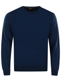 Hajo Pullover - Regular Fit - Rundhals - blau