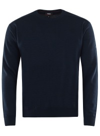 Hajo Pullover - Regular Fit - Rundhals - dunkelblau