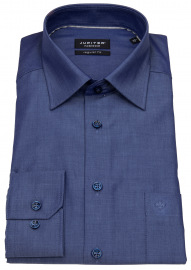 Jupiter Hemd - Regular Fit - Chambray - dunkelblau