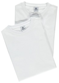 Lerros T-Shirt Two-pack - Regular Fit - Round-neck - White