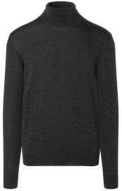 MAERZ Muenchen Pullover - Classic Fit - Rollkragen - Merinowolle - anthrazit