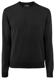 MAERZ Muenchen Pullover - Classic Fit - Round-neck - Merinowool - Anthracite