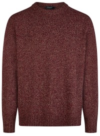 MAERZ Muenchen Pullover - Regular Fit - Round-neck - Merinowool - Strick - Red