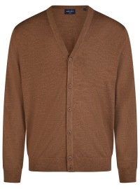 Marvelis Cardigan - Merinowolle - braun