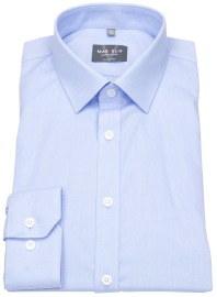 Marvelis Shirt - Super Slim Fit - Kent Collar - Light Blue - Extra Long Sleeve 69cm - w/o OP