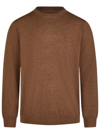 Marvelis Pullover - Merinowool - Round-neck - Brown