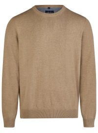 Marvelis Pullover - Rundhals-Ausschnitt - beige