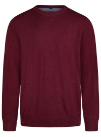 Marvelis Pullover - Rundhals-Ausschnitt - bordeauxrot