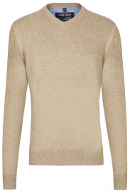 Marvelis Pullover - V-Ausschnitt - helles beige