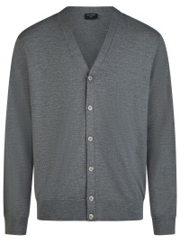 OLYMP Cardigan - Merinowolle - grau