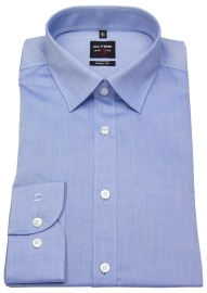 OLYMP Shirt - Level Five Body Fit - Chambray - Blue - 69cm Sleeve - w/o OP