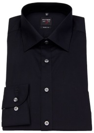 OLYMP Shirt - Level Five Body Fit - Black - w/o OP