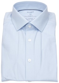 OLYMP Hemd - Modern Fit - 24/7 Dynamic  Flex Shirt - Kentkragen - hellblau - ohne OVP