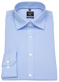 OLYMP Shirt - No. Six Super Slim - Under Button Down - Light Blue - w/o OP