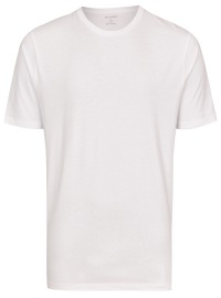 OLYMP T-Shirt Two-pack - Modern Fit - Round-neck - White - w/o OP