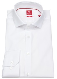 Pure Shirt - Slim Fit - Cutaway Collar - Dividing Seams - White - w/o OP