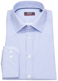 Pure Shirt - Slim Fit - Kent Collar - Light Blue / Blue