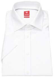 Pure Short Sleeve Shirt - Slim Fit - Kent Collar - White - w/o OP