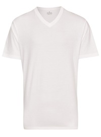 Ragman T-Shirt Doppelpack - V-Ausschnitt - weiß - ohne OVP
