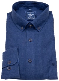 Redmond Flanellhemd - Comfort Fit - Button Down - blau - ohne OVP