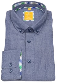 Redmond Hemd - Casual Modern Fit - Button Down Kragen - Oxford - blau - ohne OVP