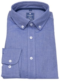 Redmond Shirt - Comfort Fit - Button Down Collar - Oxford - Blue