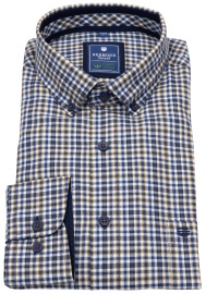 Redmond Hemd - Comfort Fit - Casual - Button Down - Bio Baumwolle - kariert - mehrfarbig