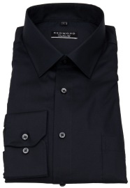 Redmond Shirt - Comfort Fit - Kent Collar - Black - w/o OP