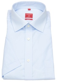 Redmond Short Sleeve Shirt - Regular Fit - Kent Collar - Light Blue - w/o OP