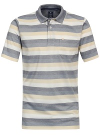 Redmond Poloshirt - Regular Fit - Streifen - blau