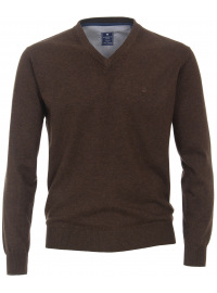 Redmond Pullover - V-neck - Brown