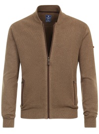 Redmond Strickjacke / Cardigan - Struktur - hellbraun