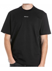 REPLAY T-Shirt - Regular Fit - Rundhals - schwarz