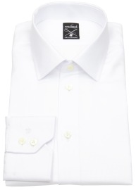 van Laack Shirt - Tailor Fit - Kent Collar - Meisterwerk - Strukur - White