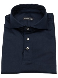 van Laack Poloshirt - Tailor Fit - leicht tailliert - dunkelblau